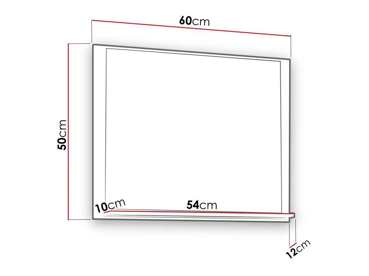Kylpyhuoneen peili Velum (Artisaanitammi)