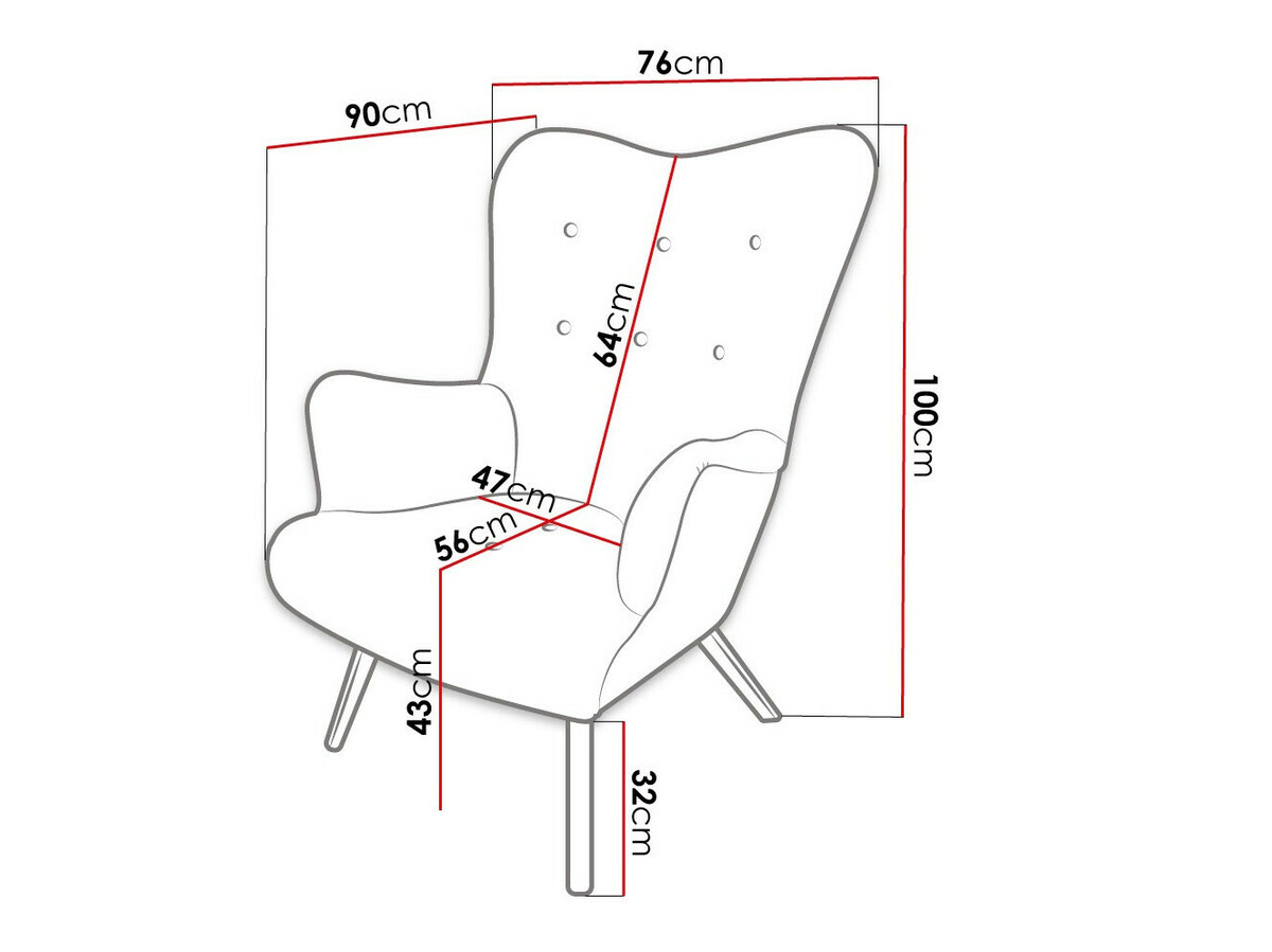 Nojatuoli Clovis 106 (Baloo 2074)