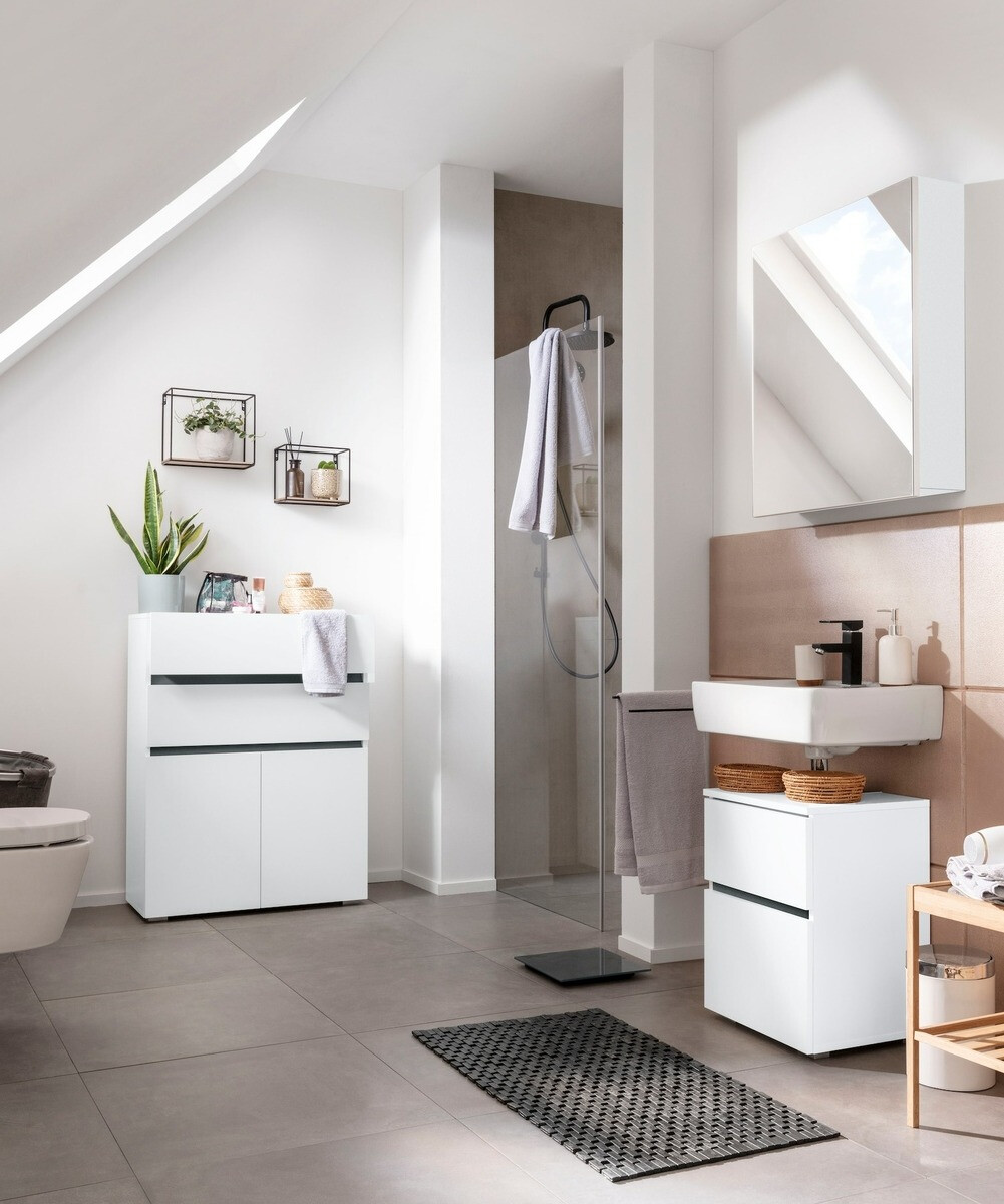 Kylpyhuoneen peilikaappi Soncamu 105 (Valkoinen)