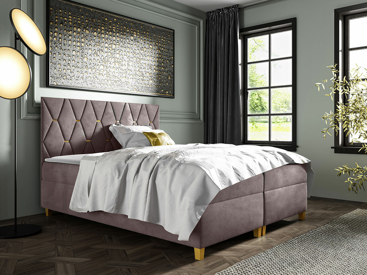 Jenkkisänky Baltimore 176 (Fresh 9)