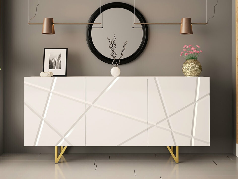 Senkki Audis (Valkoinen + Kiiltävä valkoinen)