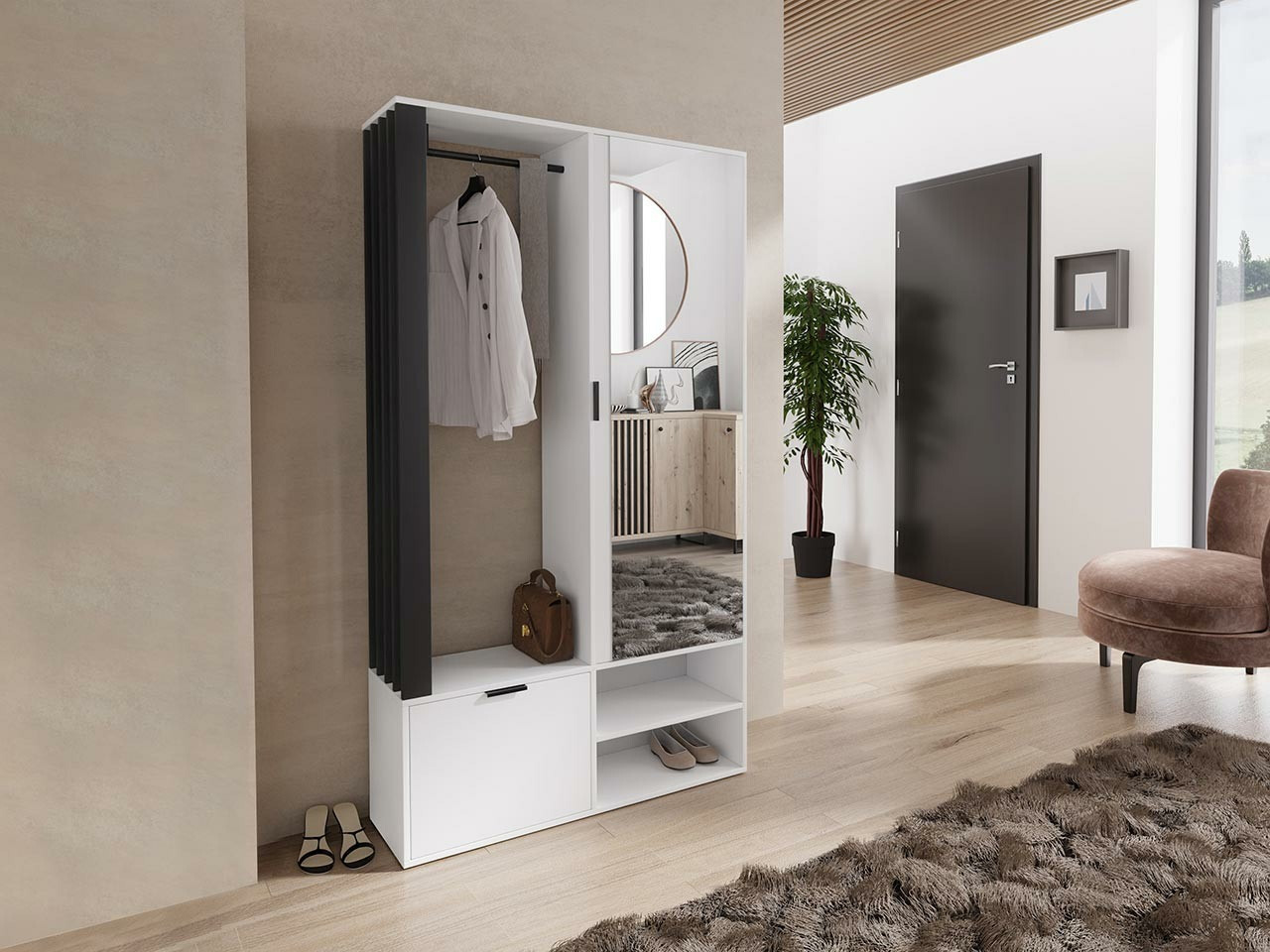 Eteissetti Vinea (Valkoinen + Musta)