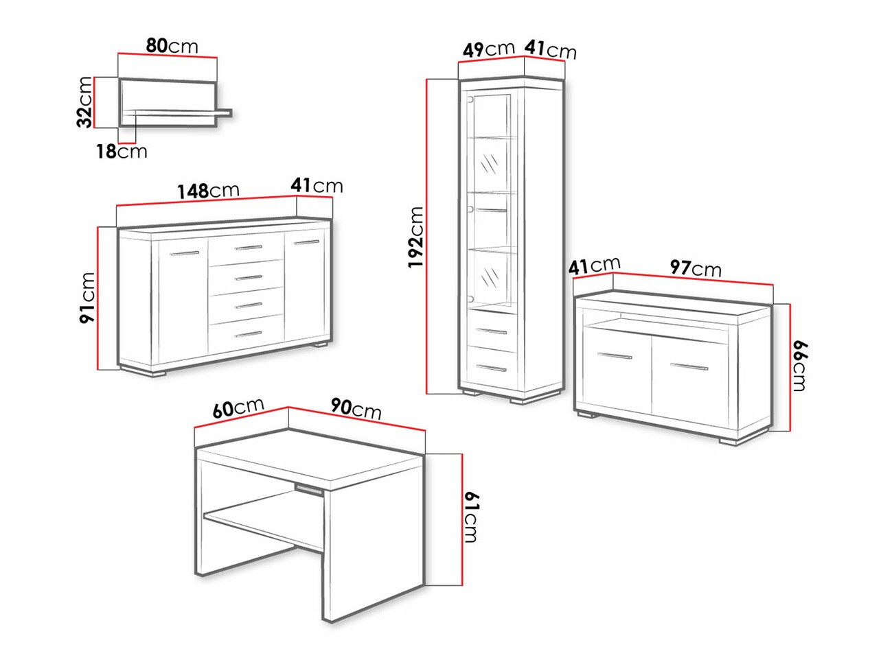 Olohuonesetti Fiomeri 130