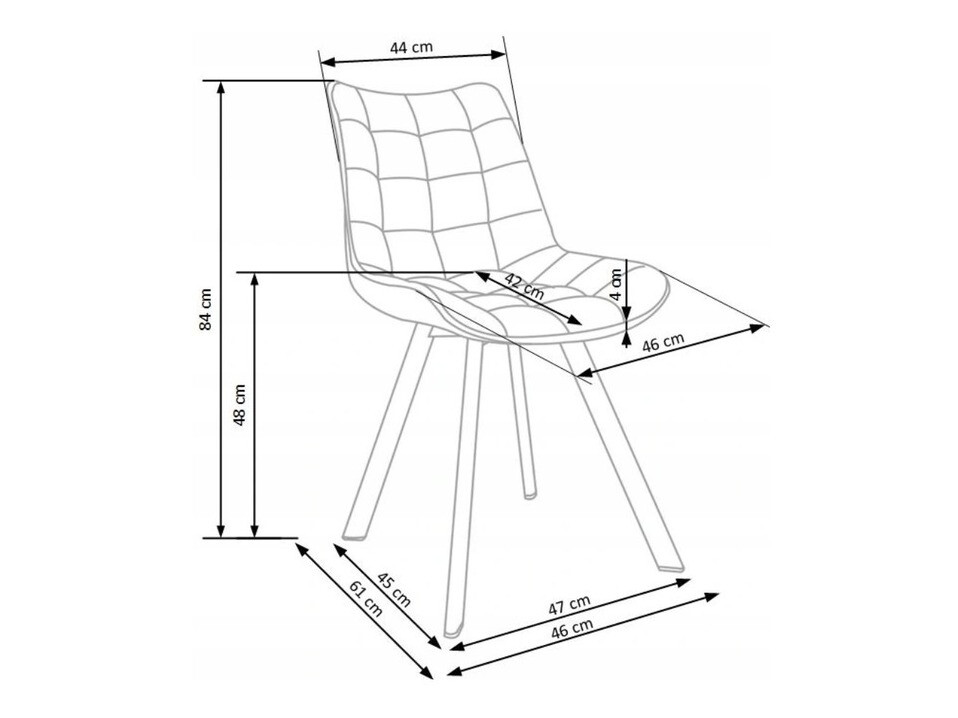 Tuoli Houston 739 (Tummanharmaa + Musta)