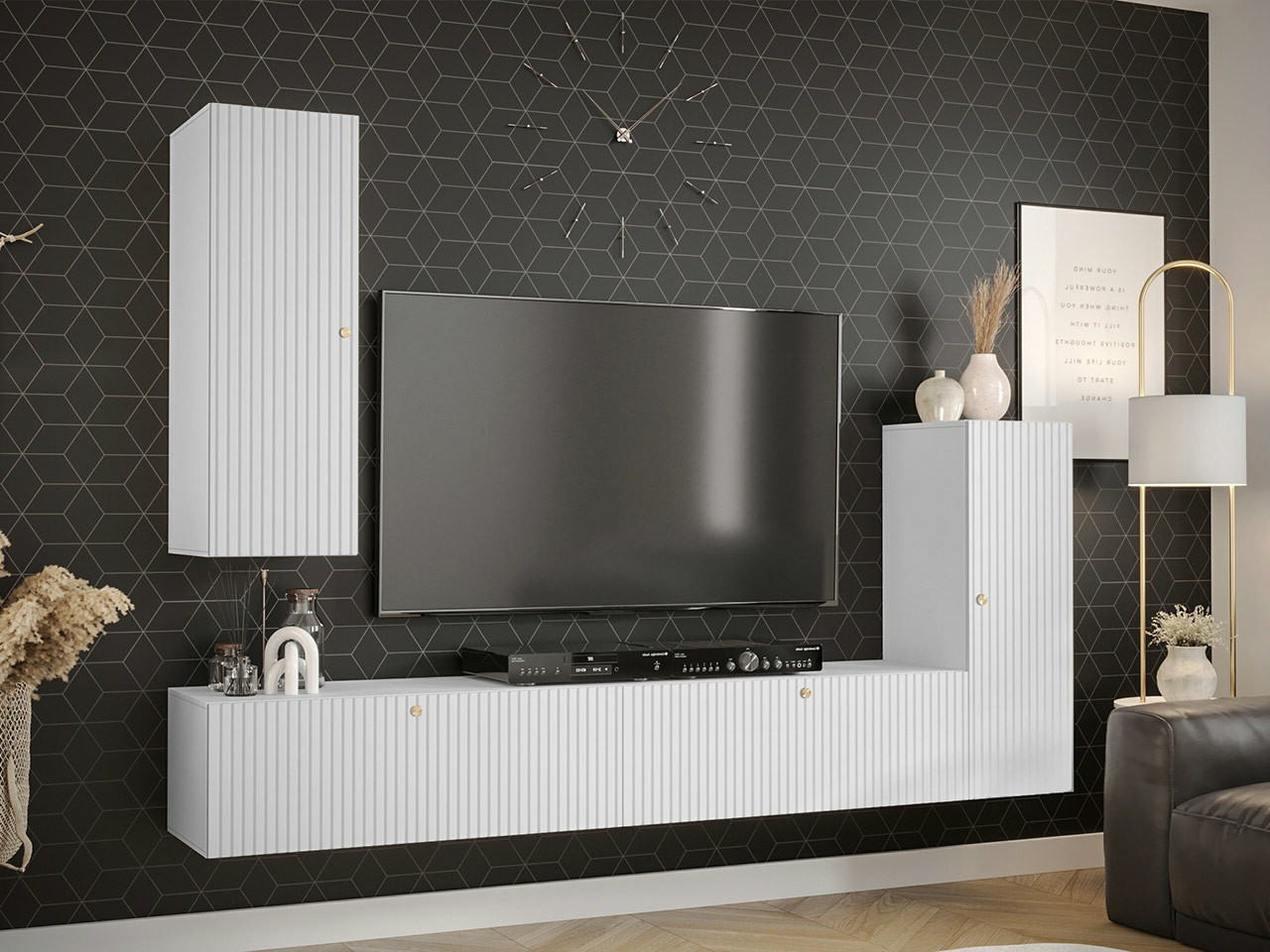 Olohuonesetti Anulio I (Valkoinen)