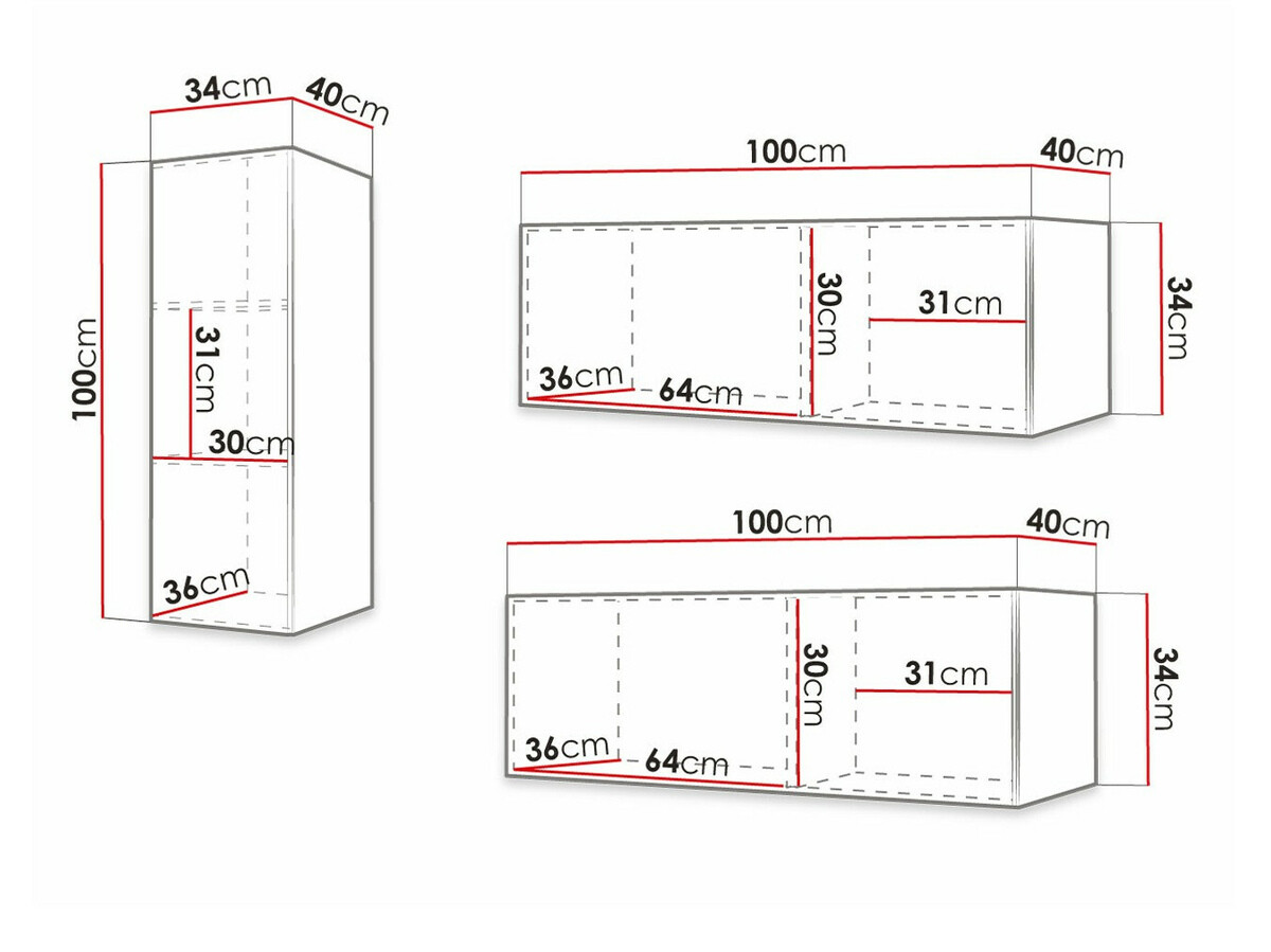 Olohuonesetti Anulio VI (Valkoinen)