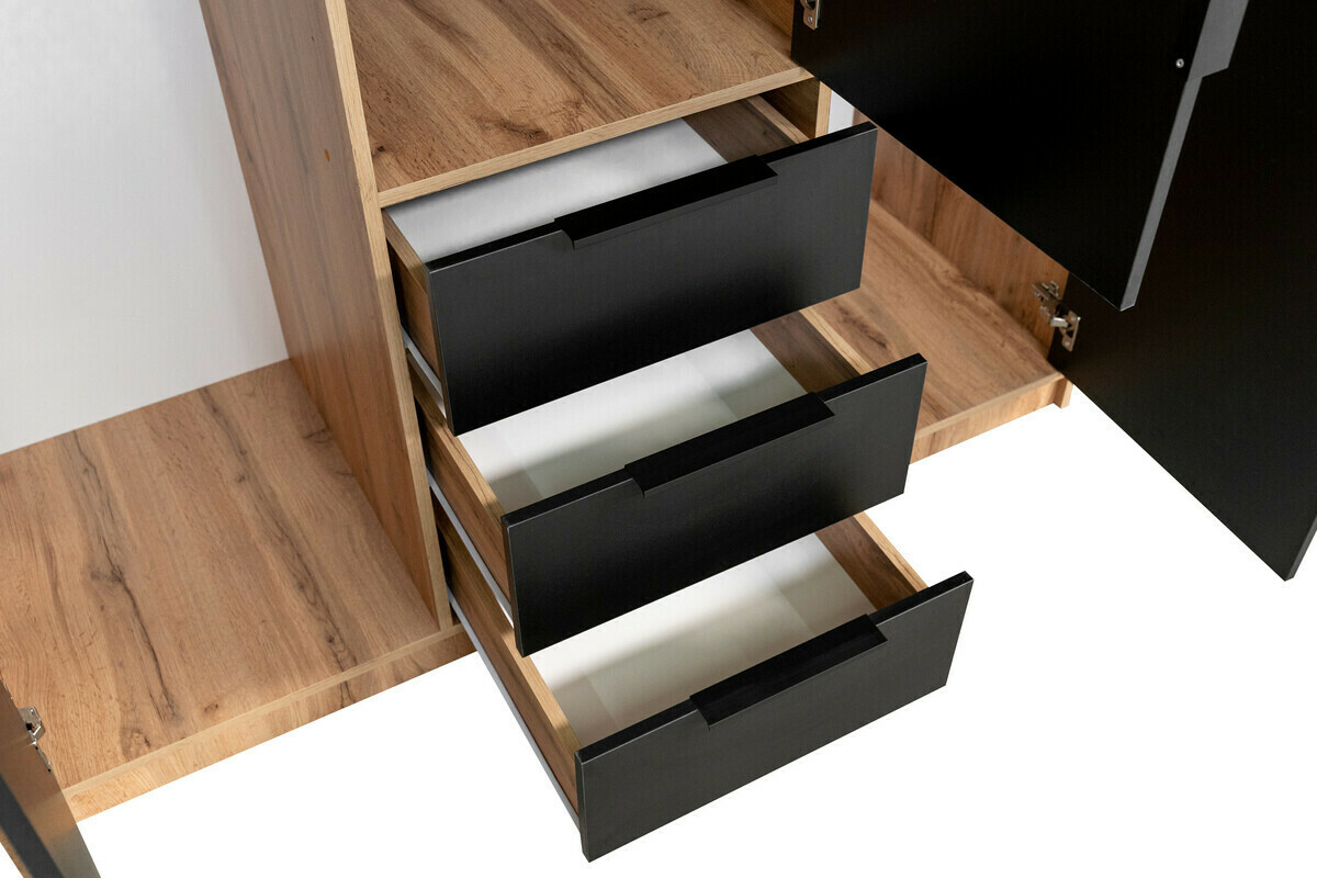 Vaatekaappi Enolevo 113 (Wotan tammi)