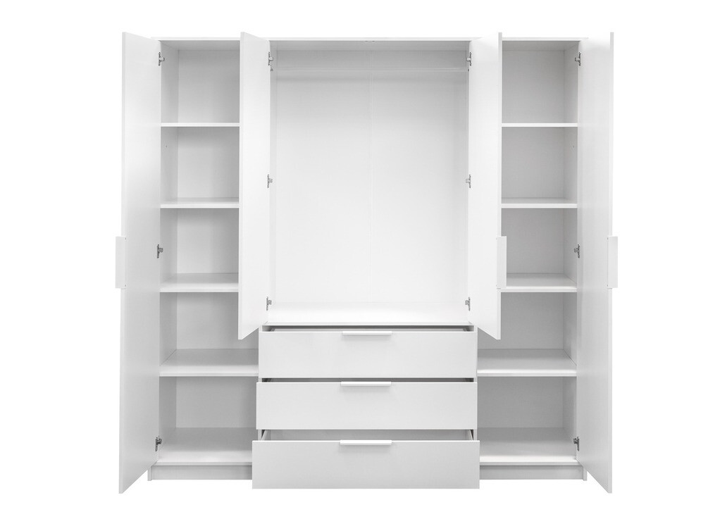 Vaatekaappi Enolevo 114 (Valkoinen)