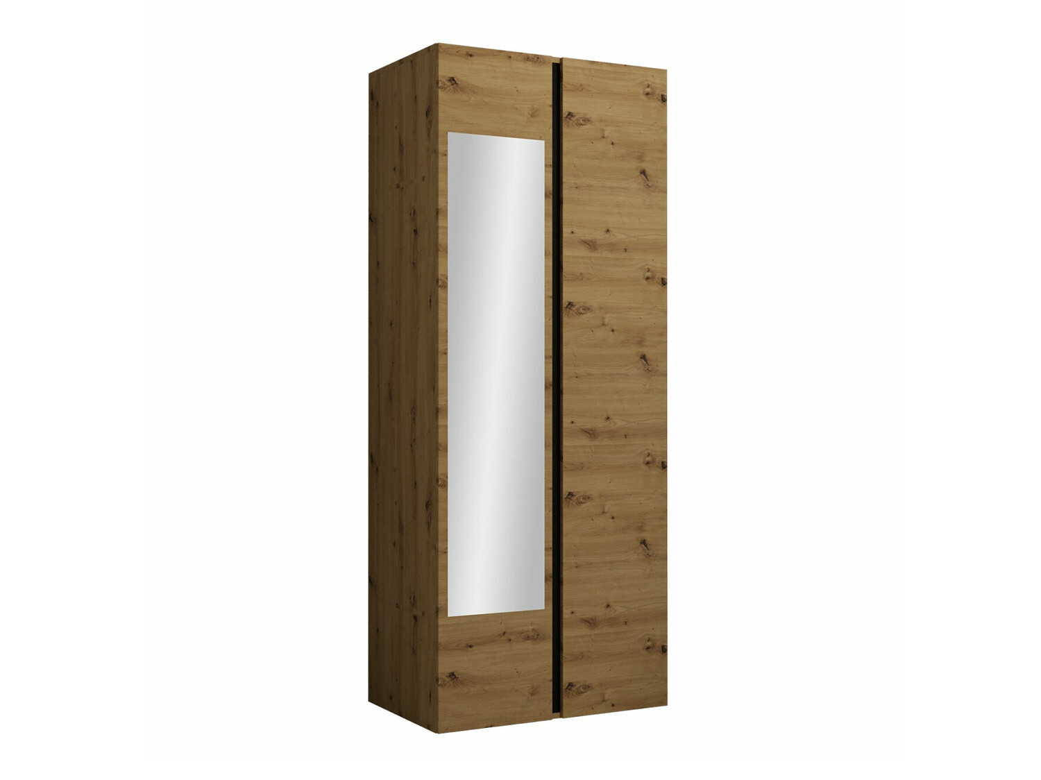 Vaatekaappi Pinis I (Artisaanitammi + Musta)