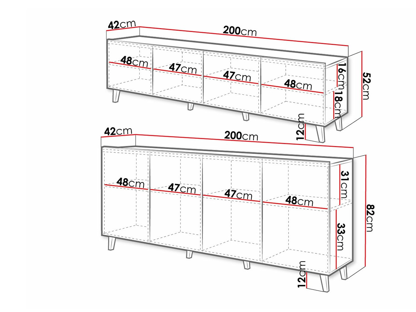 Olohuonesetti Charlotte 212 (Valkoinen)