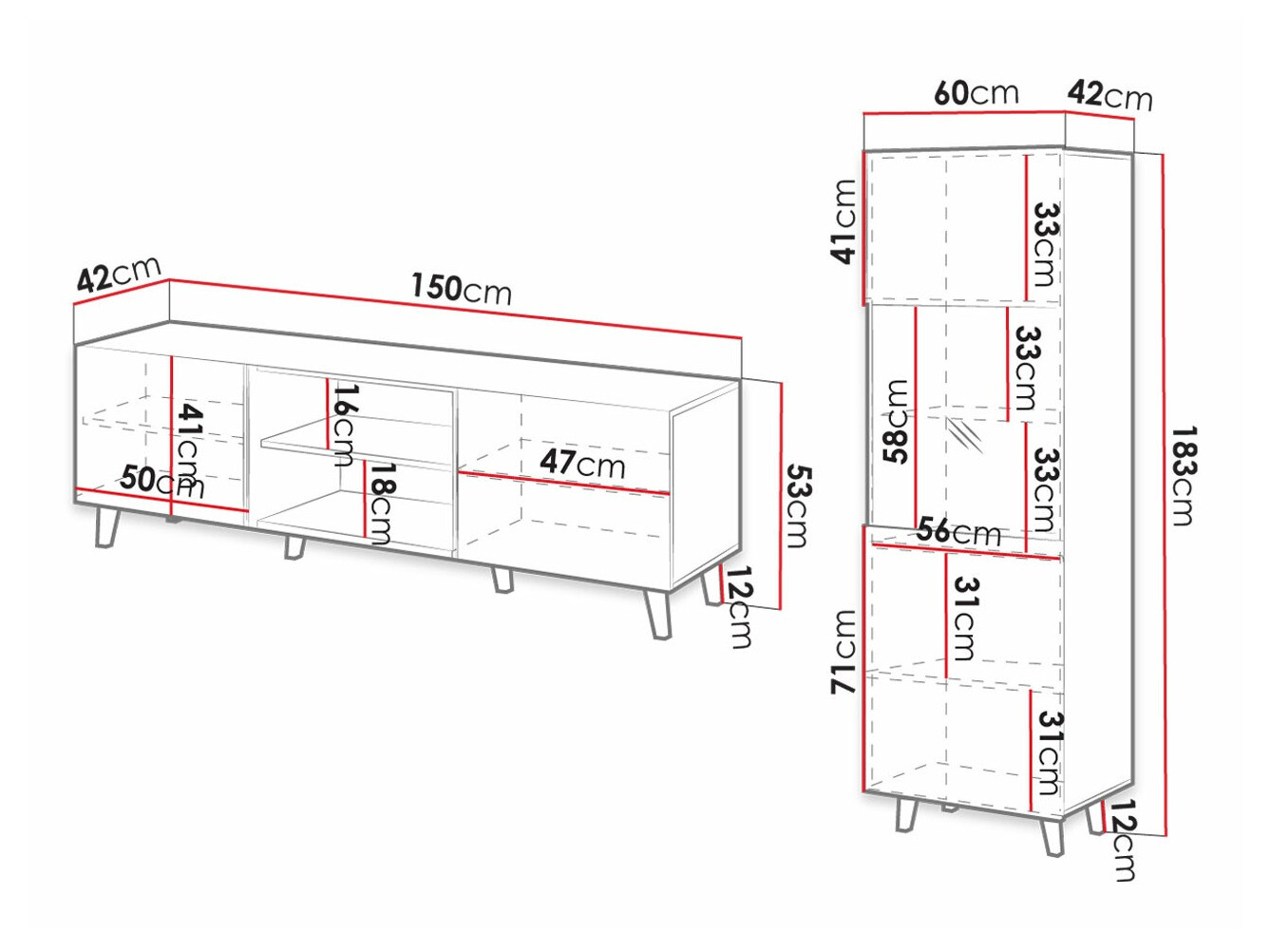 Olohuonesetti Levmari 110 (Valkoinen)