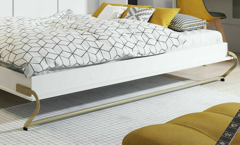 Seinäsänky Concept Pro Lenart IV (Valkoinen + Kiiltävä valkoinen)