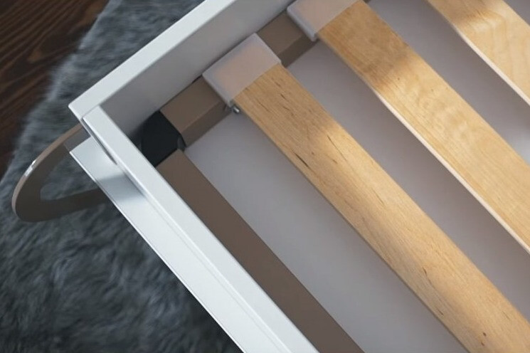 Seinäsänky Concept Pro Lenart IV (Valkoinen + Kiiltävä valkoinen)
