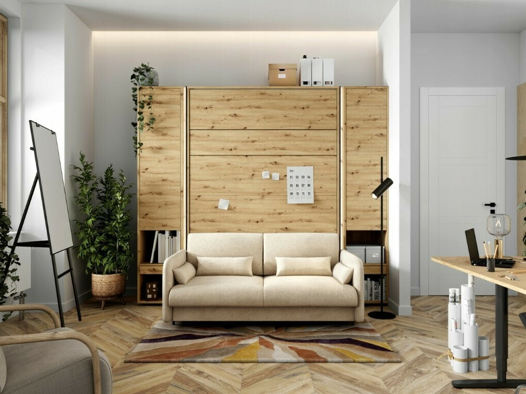 Seinäsänky Concept Pro Lenart VII (Artisaanitammi + Beige)