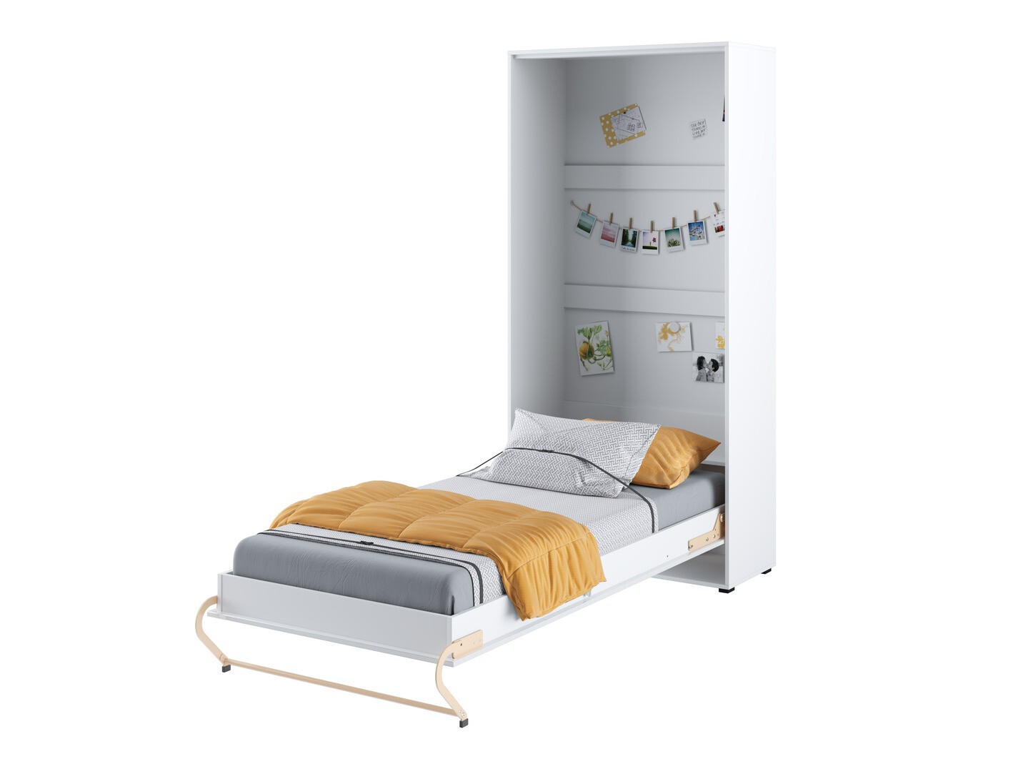Huonekalusetti Concept Pro Lenart XI (Kiiltävä valkoinen + Valkoinen)