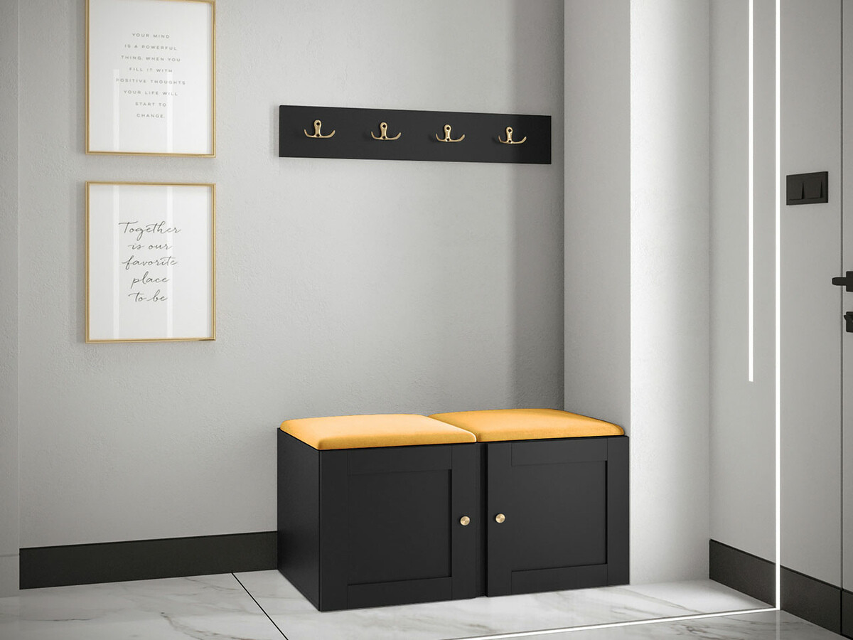Eteissetti Hartford 376 (Musta)