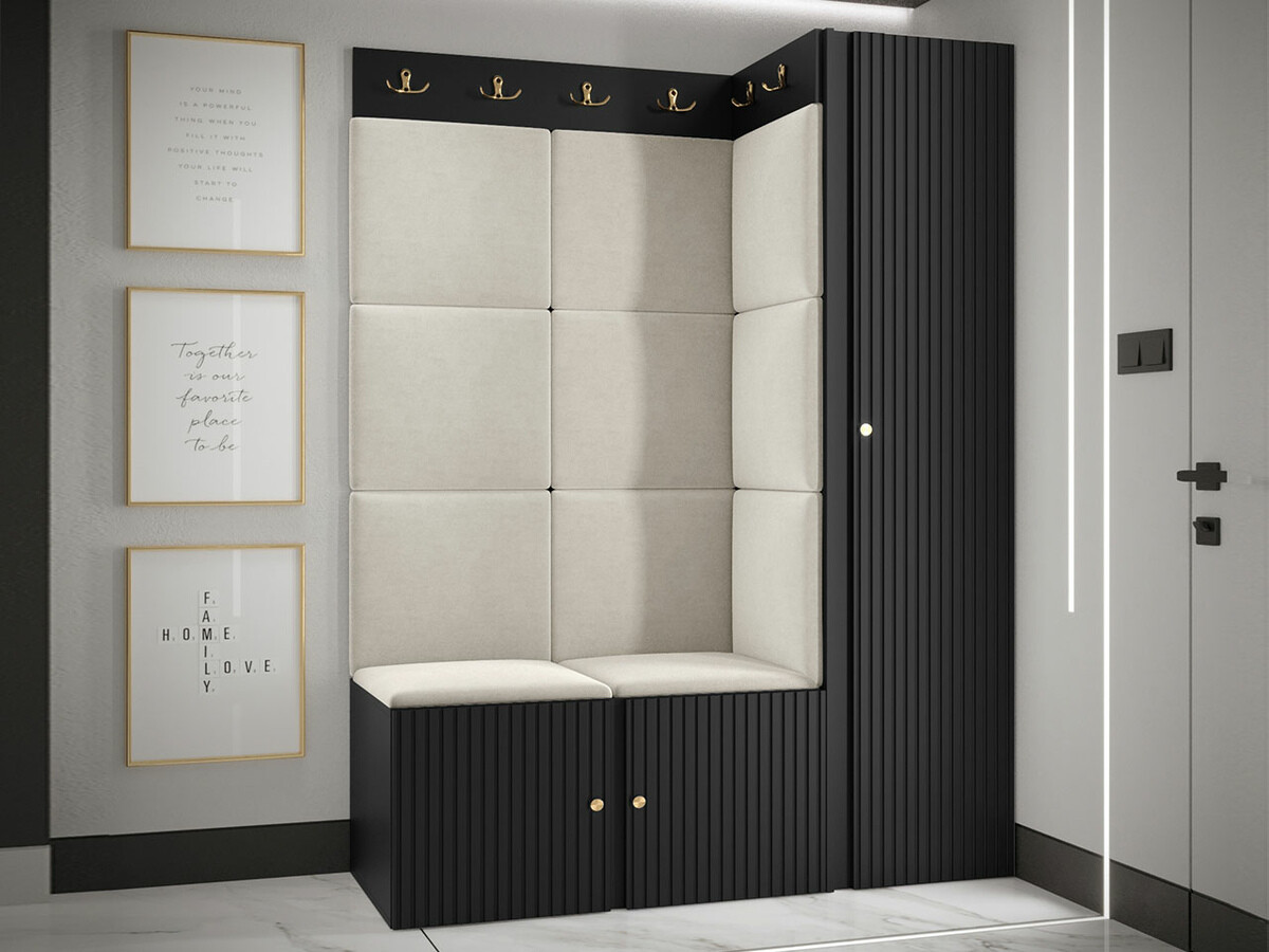 Eteissetti Hartford 385 (Musta)