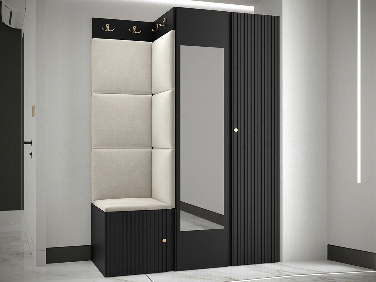 Eteissetti Hartford 388 (Musta)