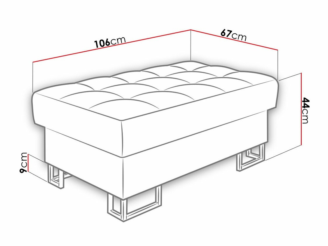 Verhoiltu penkki Comfivo Anima (Venus Velvet 2932)
