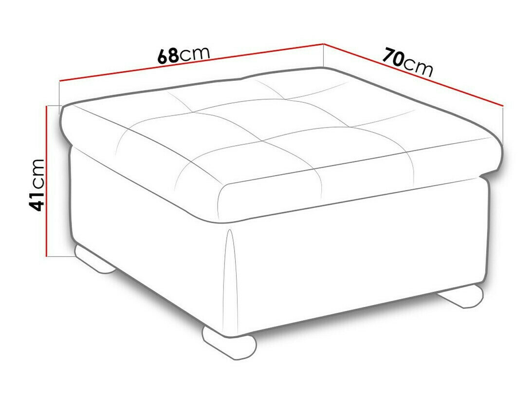 Verhoiltu huonekalusetti Comfivo Gemma (Soft 020 + Majorka 03)