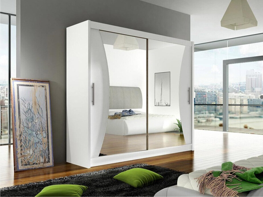 Vaatekaappi Closico Pallor V (Valkoinen)