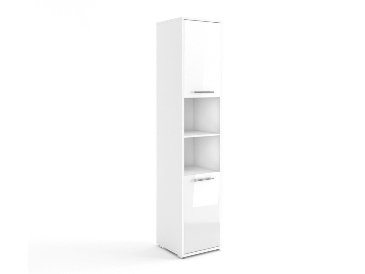 Hylly Concept Pro Lenart I (Valkoinen + Kiiltävä valkoinen)