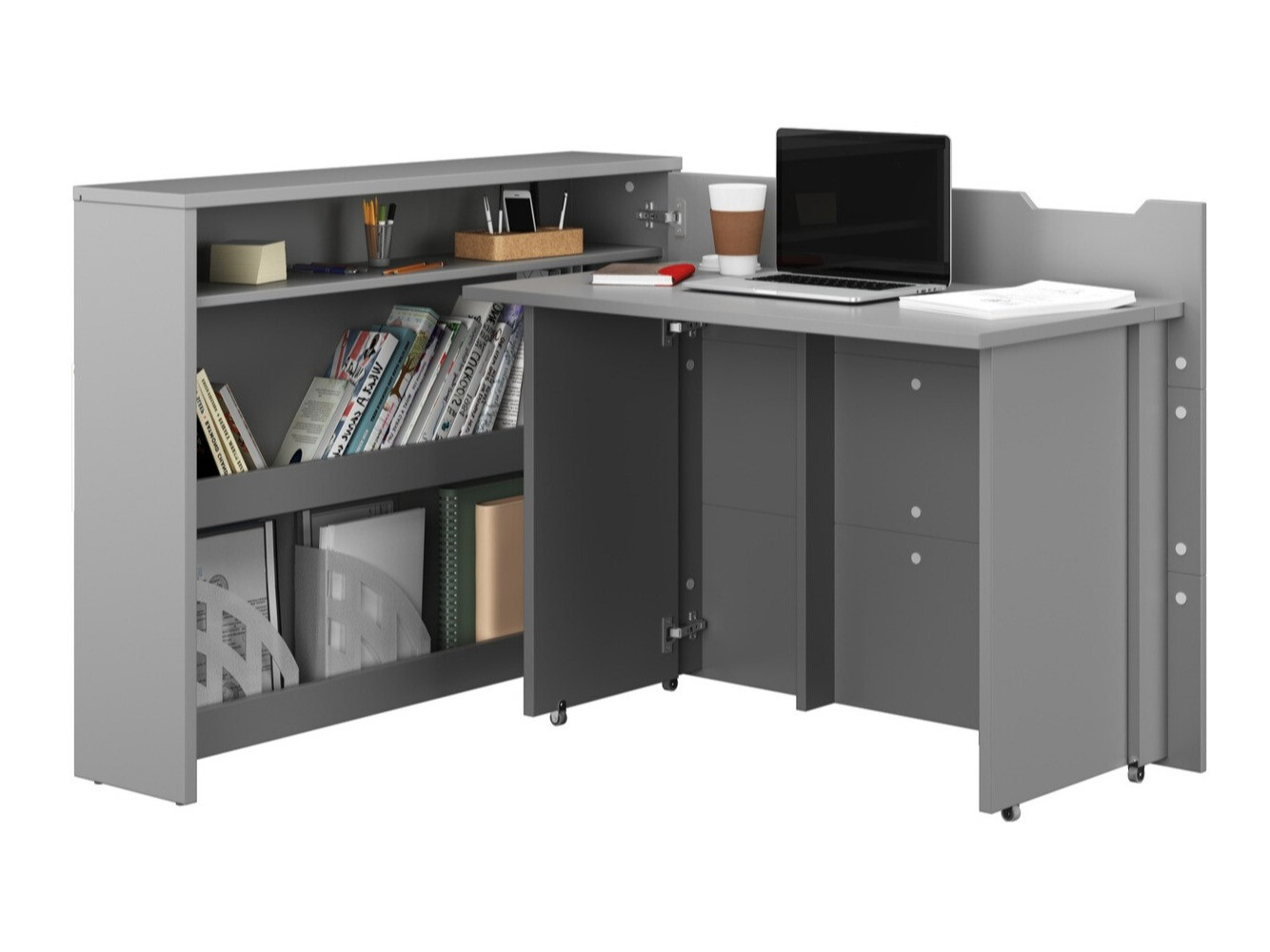 Kulmapöytä Concept Pro Lenart (Harmaa)