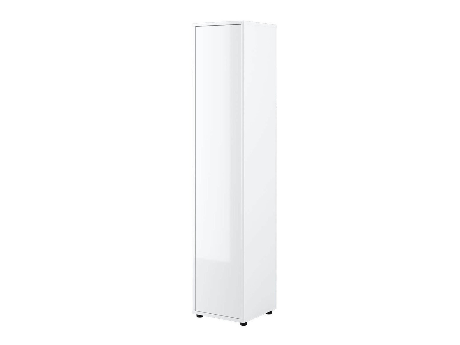 Hylly Concept Pro Lenart IV (Valkoinen + Kiiltävä valkoinen)