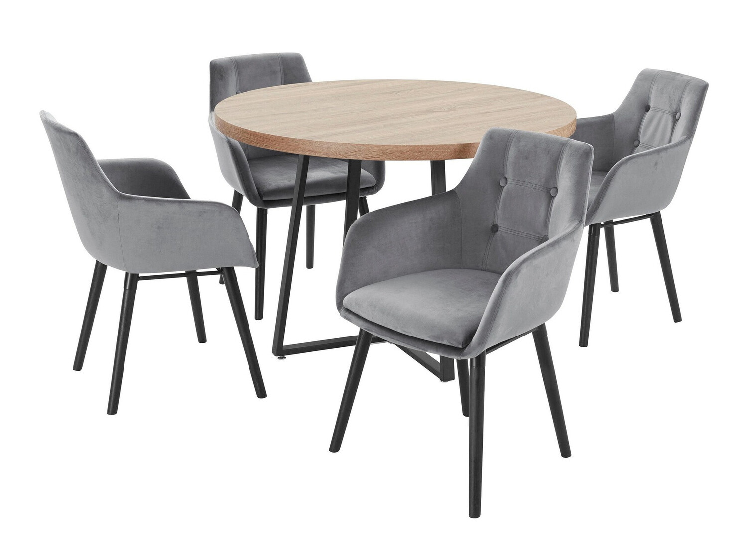 Ruokailuryhmä Tulsa 593 (Harmaa)