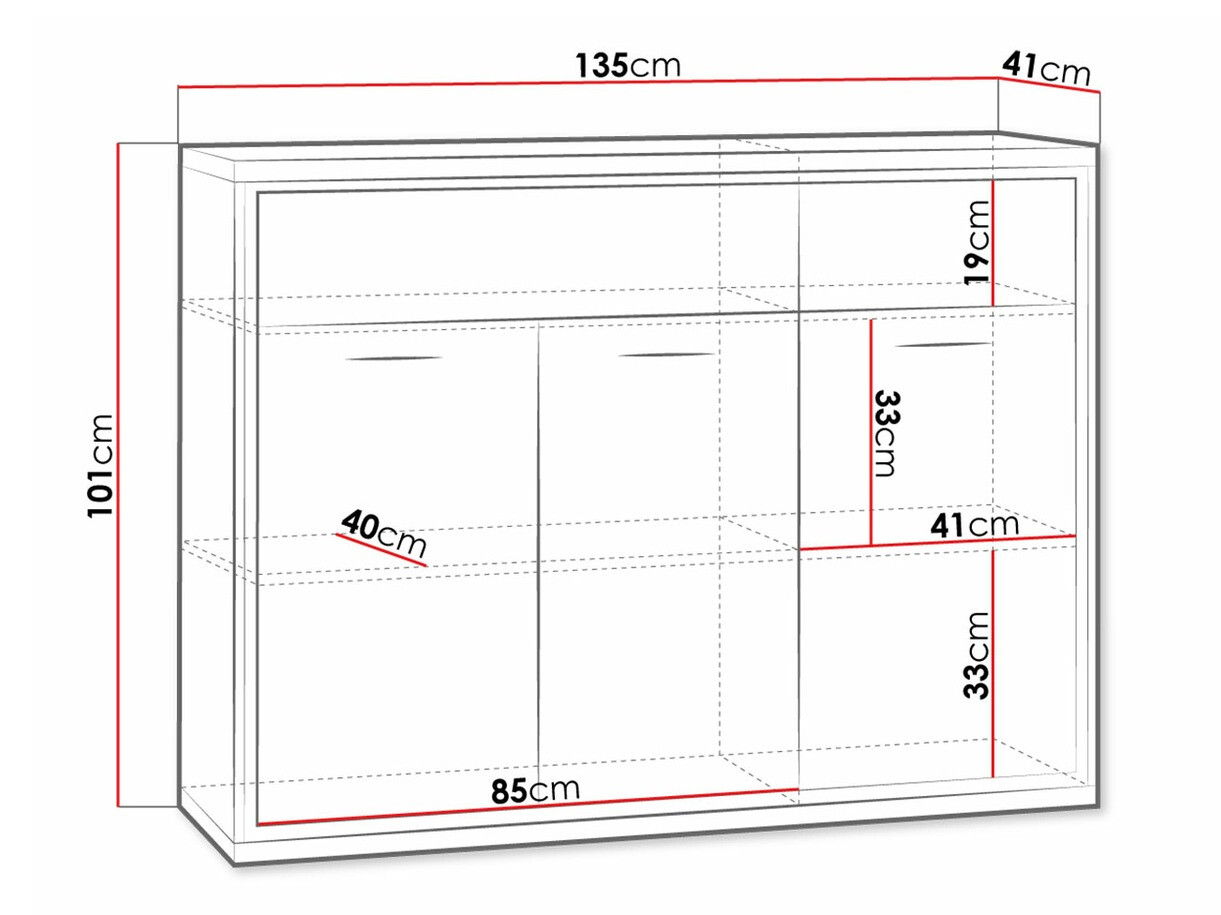 Lipasto Etrmoni 104 (Vaalea puu)