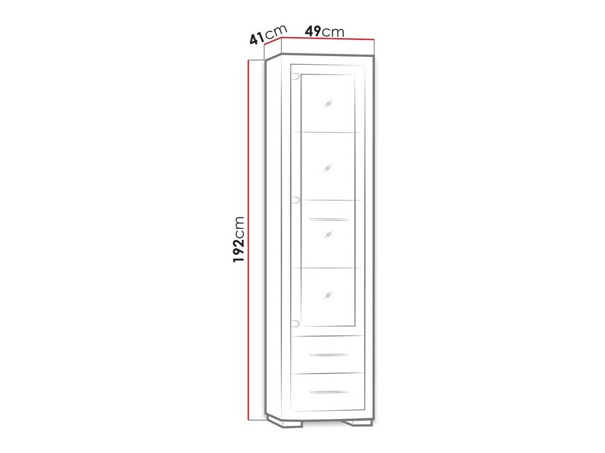 Hylly Fiomeri 109 (Tumma Santana-tammi)