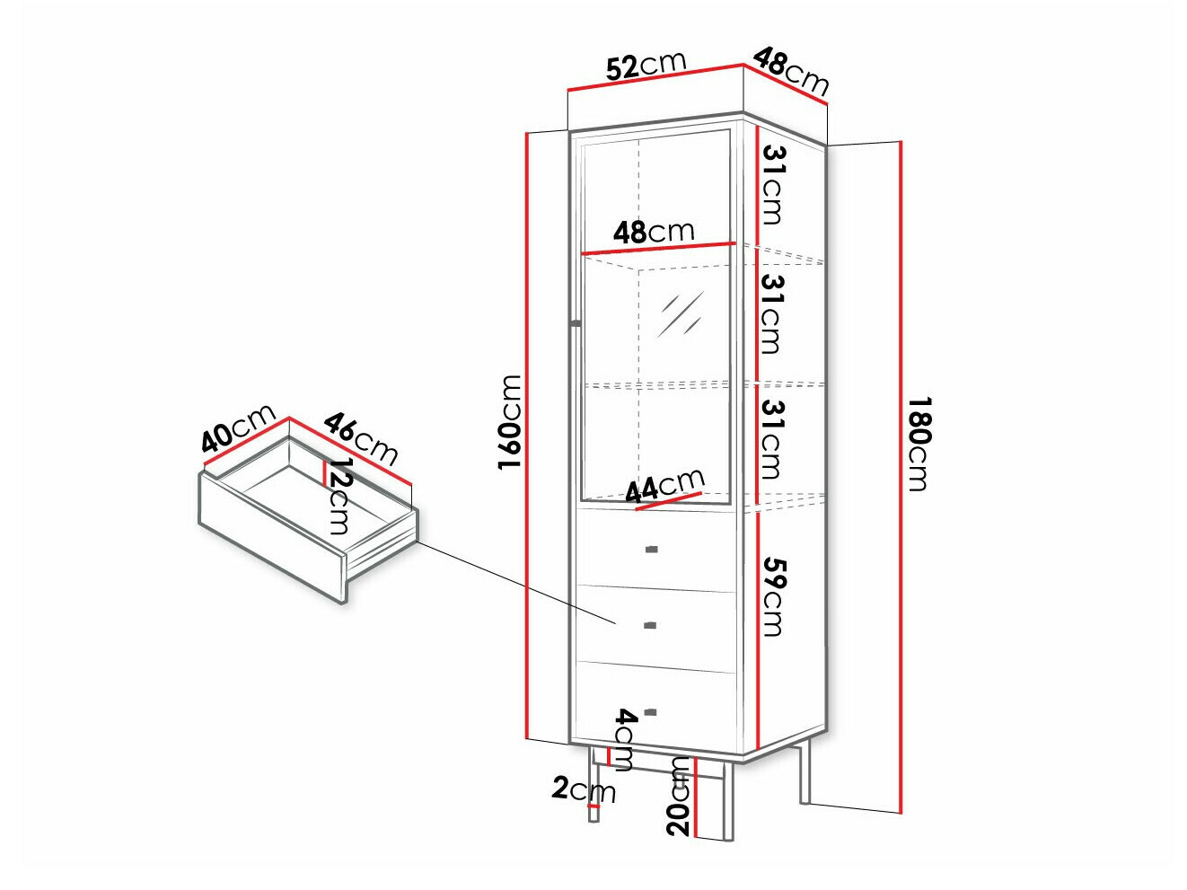 Hylly Comfivo Granium