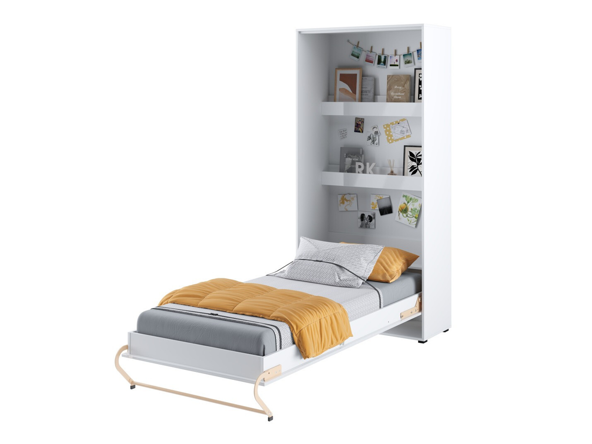 Hyllyt Concept Pro Lenart Levfere 157 (Valkoinen + Kiiltävä valkoinen)