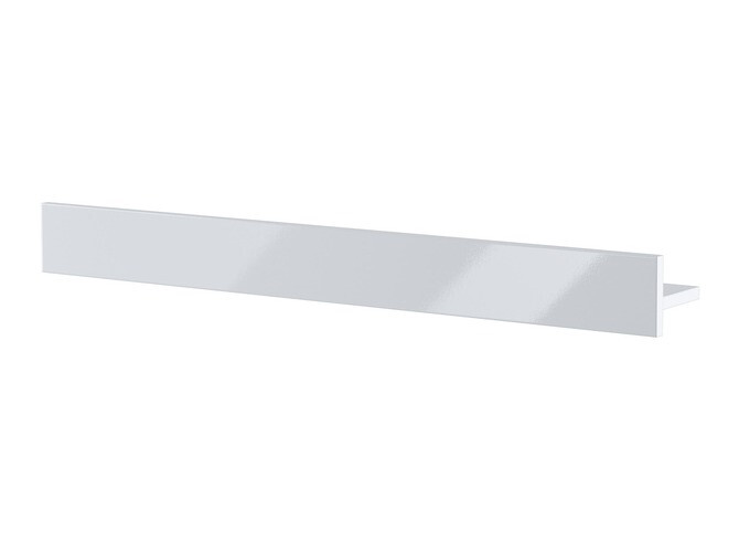 Hyllyt Concept Pro Lenart (Valkoinen + Kiiltävä valkoinen)