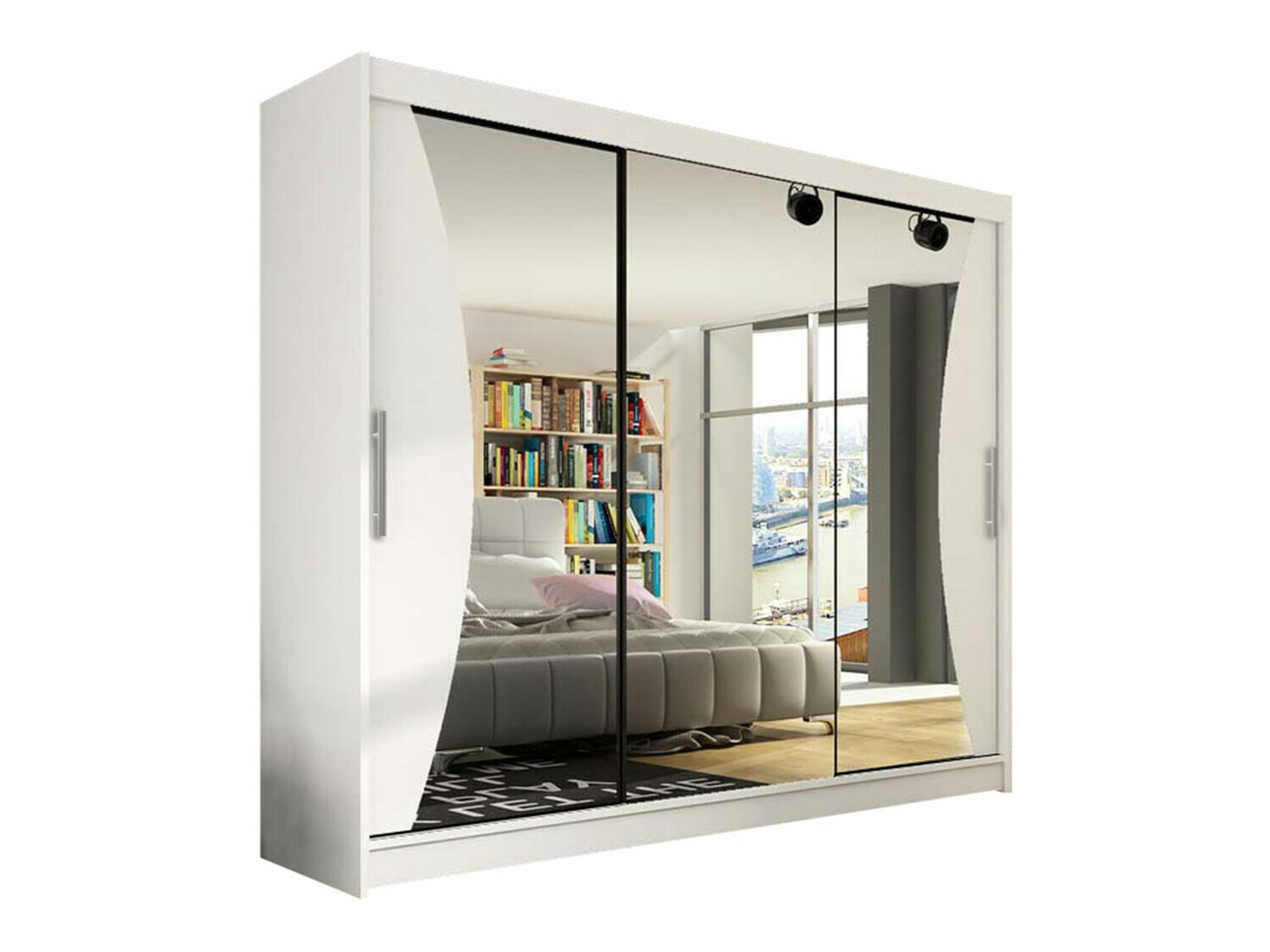 Vaatekaappi Closico Ordo IV (Valkoinen)