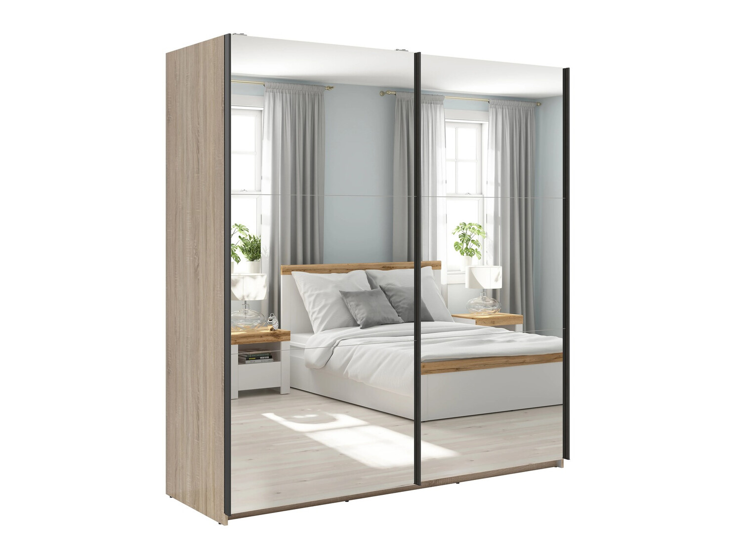 Vaatekaappi Livevaro 111 (Sonoma-tammi)