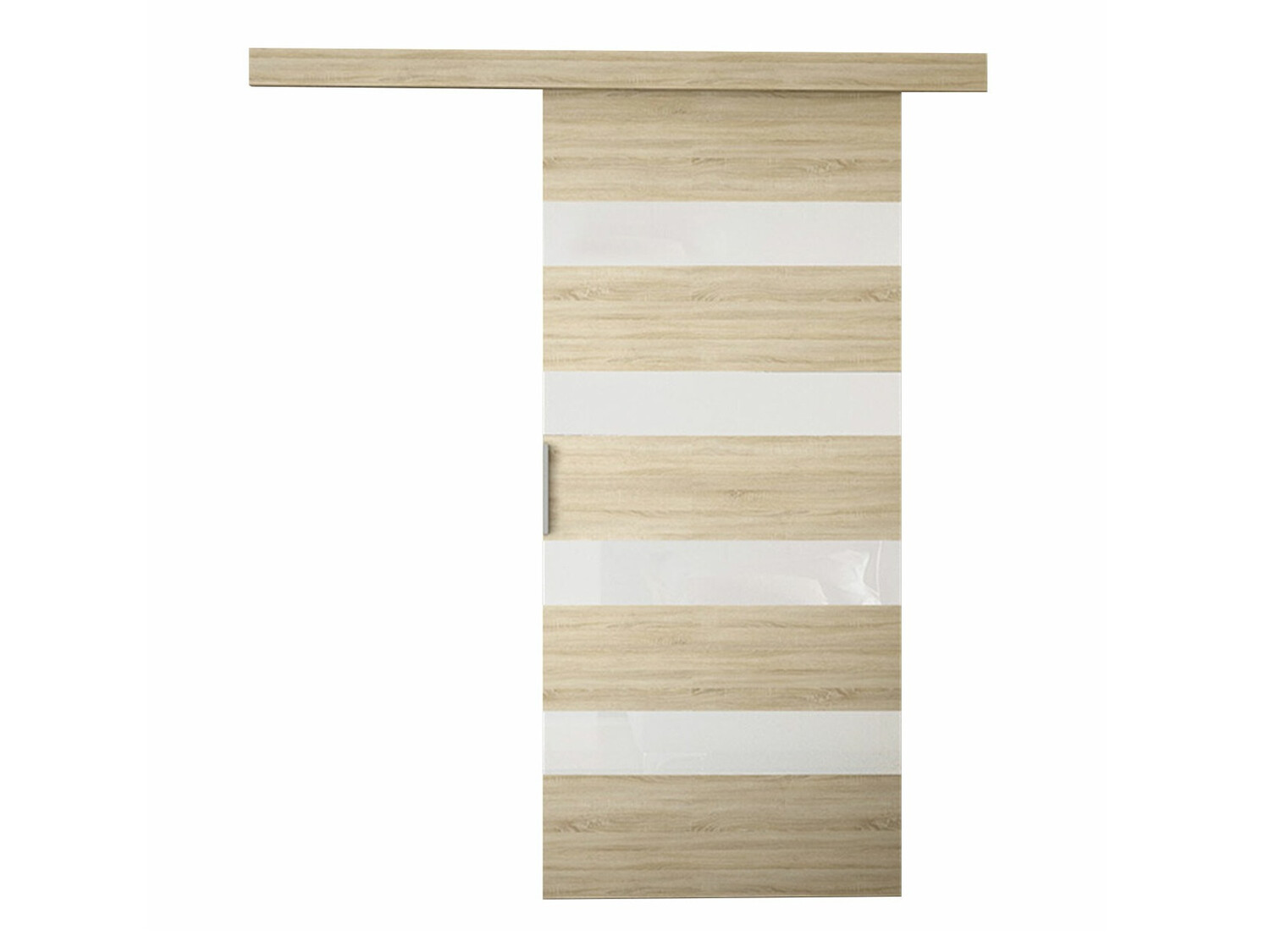 Liukuovi Closico Materia V (Sonoma-tammi + Valkoinen)