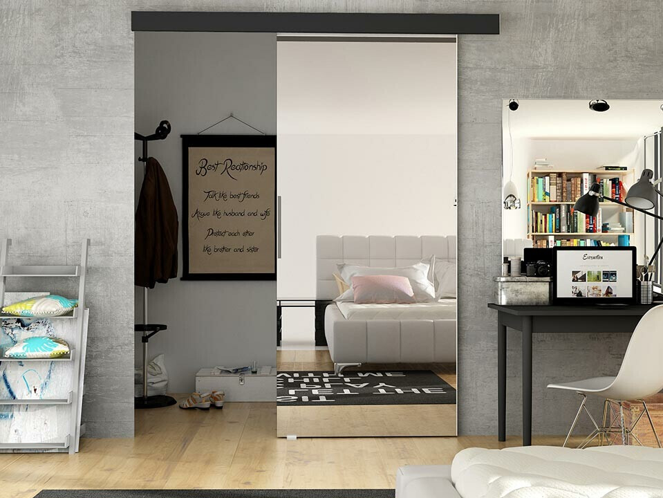 Liukuovi Closico Fundus II (Musta)