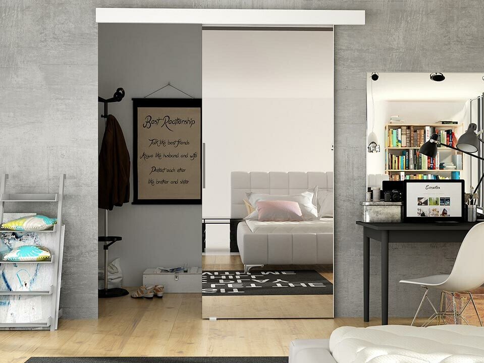 Liukuovi Closico Fundus II (Valkoinen)