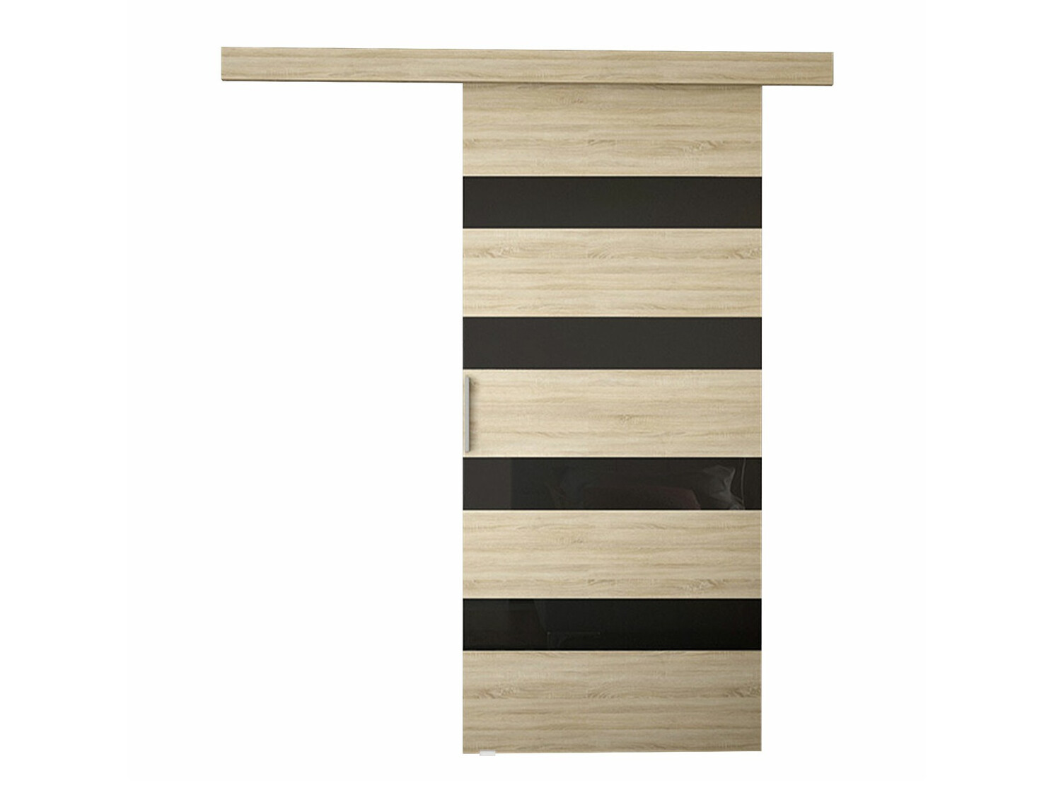 Liukuovi Closico Fundus V (Sonoma-tammi + Musta)