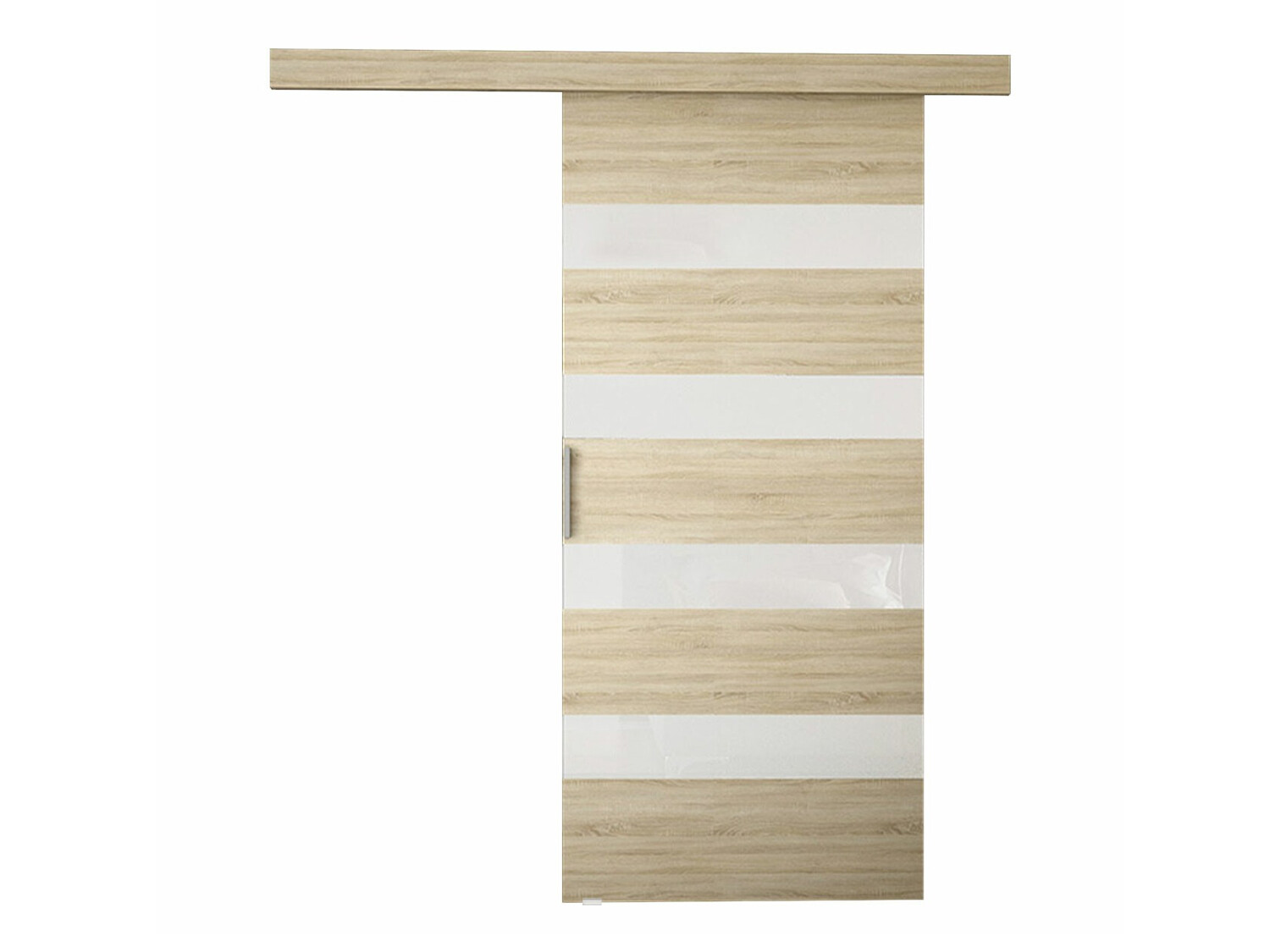 Liukuovi Closico Fundus V (Sonoma-tammi + Valkoinen)