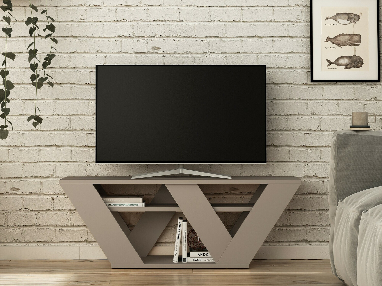 TV-taso Kailua 457 (Vaaleanruskea)