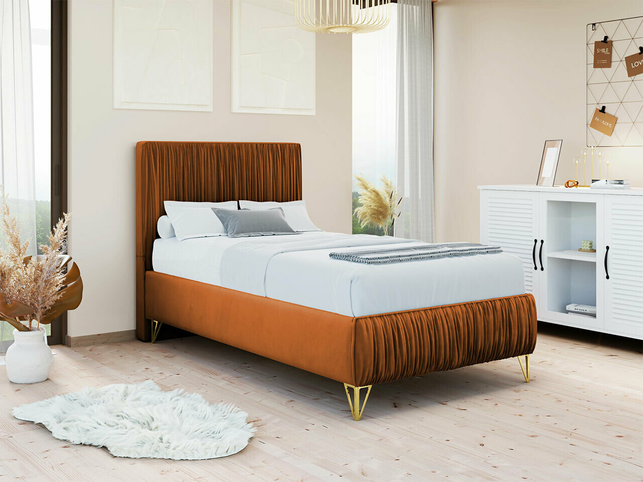 Jenkkisänky Logan 112 (Amor Velvet 4305)