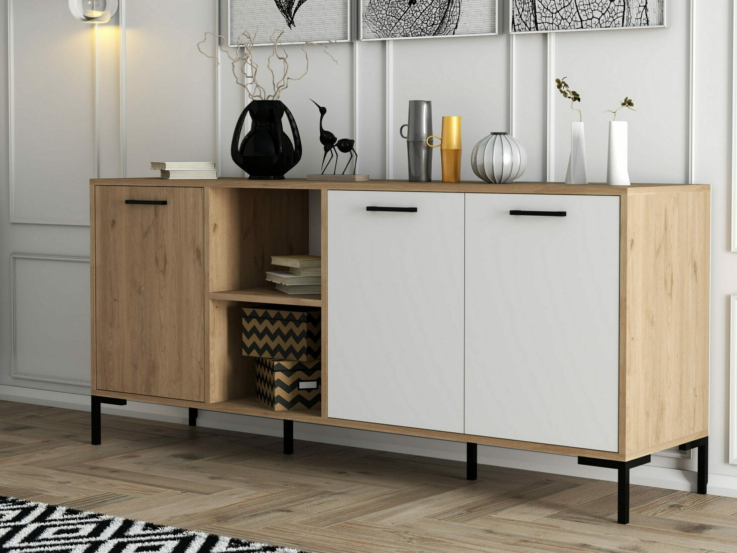 Senkki Nolcava 101 (Valkoinen + Tammi)