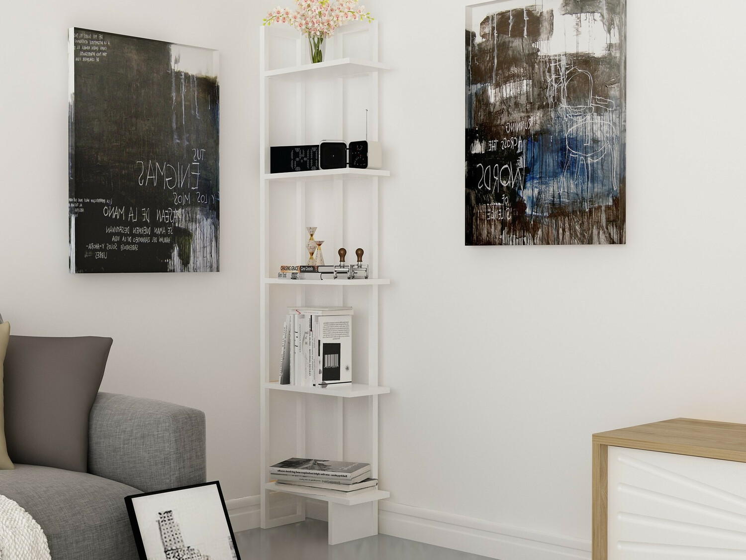 Hylly Kailua 1078 (Valkoinen)