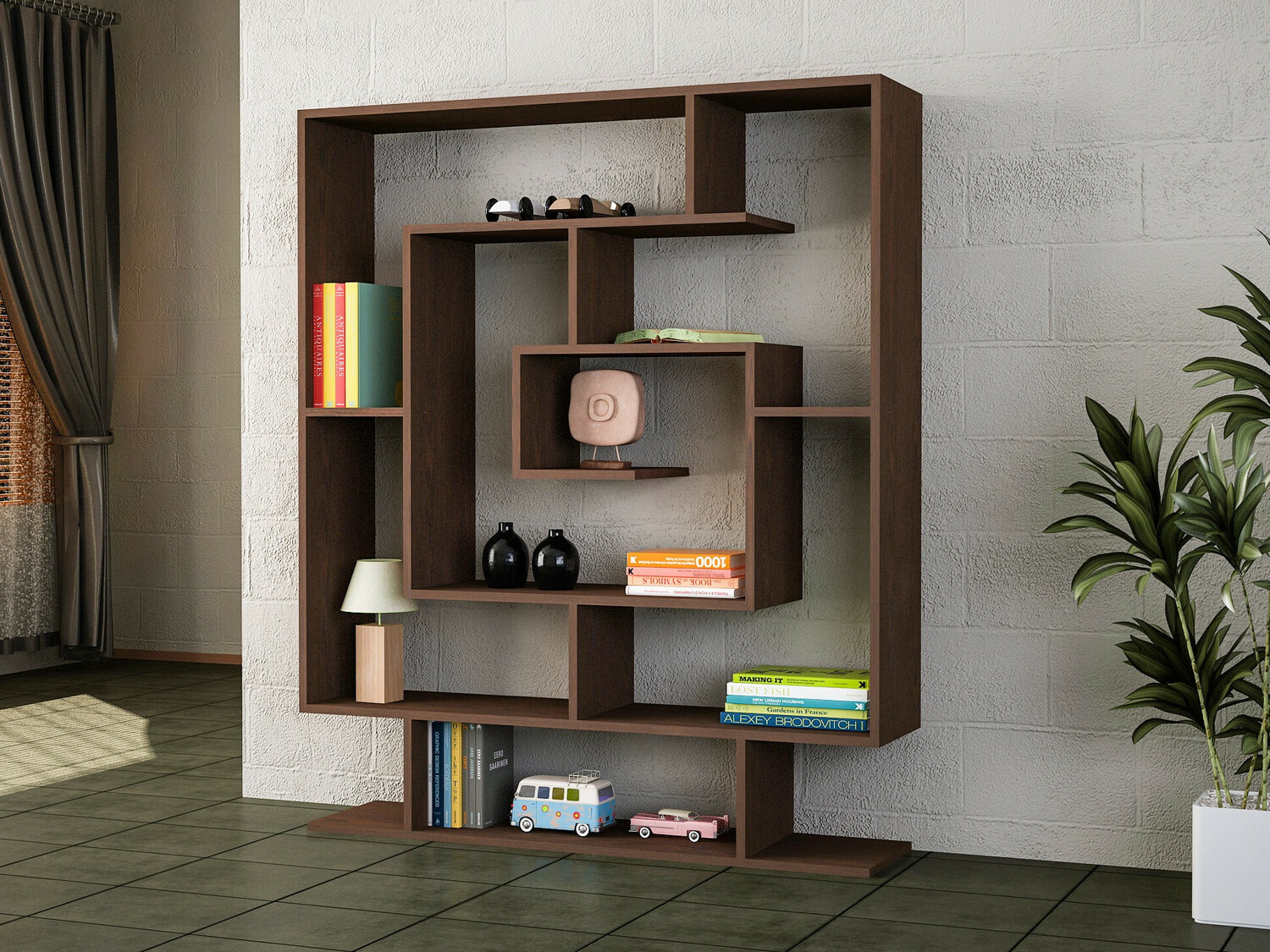 Hylly Kailua 1089 (Ruskea)