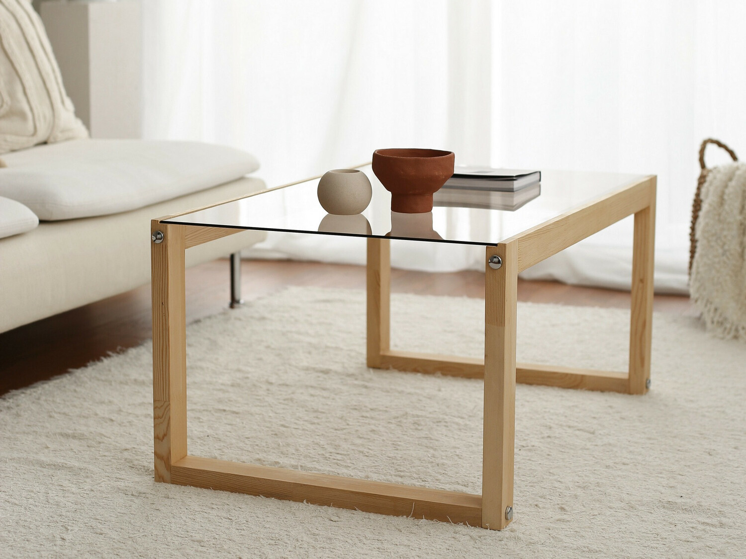 Sohvapöytä Kailua 1179 (Vaaleanruskea)