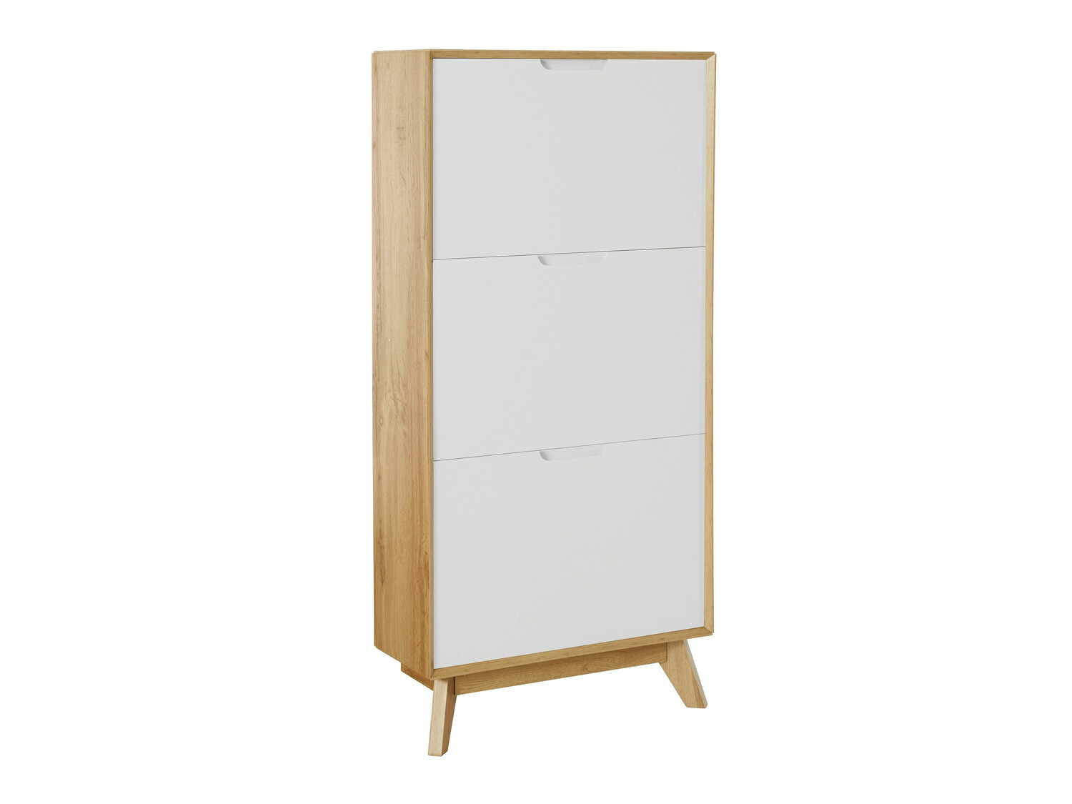 Kenkäkaappi Dorvou 104 (Valkoinen + Tammi)