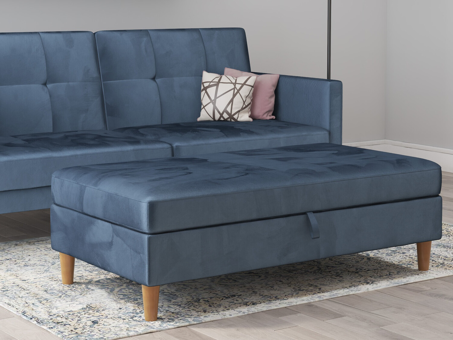 Verhoiltu penkki Denton 1180 (Sininen)