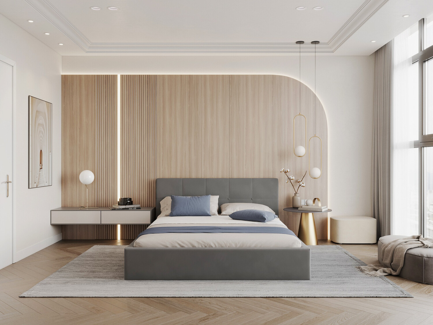 Sänky Fairfield 106 (Antrasiitti)